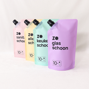 Custom Eco Biodegradable Reusable Food Grade Leak-proof Milk &amp; Fruit Juice Spout <strong>Pouch</strong> Packaging - Product Image 1