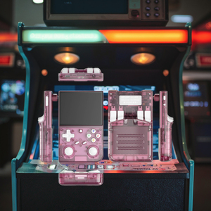 Console di Gioco Portatile L G350 Rosa/Grigio/Nero 64GB Schermo 3.5" 640x480 Linux Retro RK3326 Quad-Core 1GB RAM Batteria 3200mAh - Product Image 5