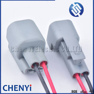 <span class=keywords><strong>2</strong></span> Pin otomatik su geçirmez konnektör kablolama gündüz çalışan lamba tak EV6 E-4014B Solenoid soket kablo demeti pigtail Mustang için - Product Image 4