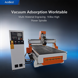 CNC Wood Router Machine Automatic Wood Cutting Carving Engraving Equipment for Furniture Cabinet Door Making Industrial Workshop