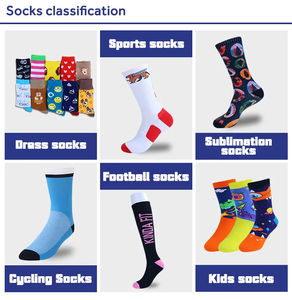 Chaussettes de sport personnalisées en gros avec logo sur mesure, haute élasticité, pour la course à pied et le cyclisme - Product Image 2