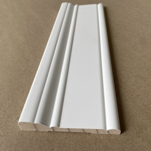 Primed ngón tay-doanh radiata thông ghế gỗ rails-5/8 "* 3 1/2" * 16 'glass & Sash hạt - Product Image 2