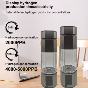 Bouteille d'Eau à Hydrogène Personnalisée SPE PEM 300ml, Générateur d'Hydrogène H2 Ionique - Product Image 6