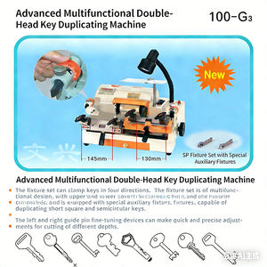 آلة قطع مفاتيح لباب الطحن الخارجي ، ماكينة قطع مفاتيح برأسين من المصنع الأصلي <span class=keywords><strong>WENXING</strong></span> 100G3 - Product Image 2