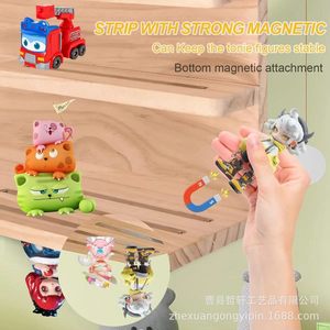 Solid Wood Wall Mounted Floating <b>Shelf</b> Multi Layer Storage <b>Rack</b> For Children Room Toy Organizer With Hanging Feature - Product Image 3