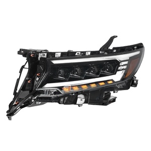 Conjunto de Faros Delanteros Modificados para Lc150 18-22, Luz Diurna LED, Señal de Giro Dinámica, Lente de 12V, Luz Diurna LED Mejorada - Product Image 4