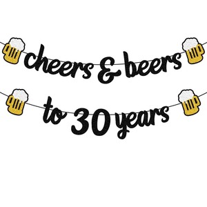 Novedad Transfronteriza: Banderines de Papel para Cumpleaños 18-23456780, Letreros Temáticos de Cerveza para Fiestas, Suministros para Fiestas de Cerveza, Europa y América - Product Image 5