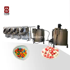 Automated Multifunctional Chocolate Peanut Nut Coating Machine
