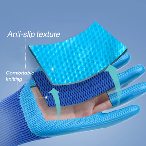Guantes de trabajo de nailon de alta calidad Nuevo látex para guantes industriales para trabajos de construcción - Product Image 4