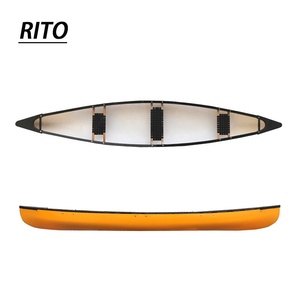 Canoa <span class=keywords><strong>de</strong></span> <span class=keywords><strong>pesca</strong></span> con paleta <span class=keywords><strong>de</strong></span> <span class=keywords><strong>madera</strong></span>, bote <span class=keywords><strong>de</strong></span> plástico barato canadiense doble <span class=keywords><strong>para</strong></span> 3 y 4 personas - Product Image 5