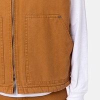 Gilet sans manches en toile de canard lourd personnalisé pour hommes