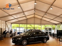 Carpa para Exhibición de Autos, Carpa de Aluminio para Eventos de Carreras, Refugio Resistente para Competencias de Deportes Motorizados