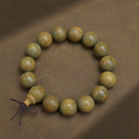 Bracelets en bois de santal vintage en gros, perles Mala, chapelet bouddhiste, prière, yoga, méditation, bracelet porte-bonheur pour hommes et femmes