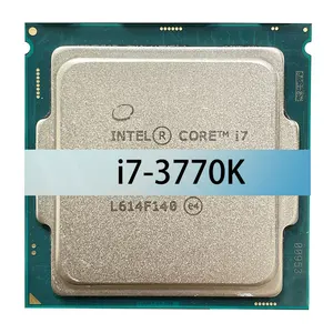 Core i7-3770K CPU 3.5Ghz 8MB 4 núcleos Soquete LGA1155/5 GT/s DMI para Intel i7 3770K Processador Desktop