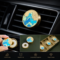 Diffuseur Métal Voiture Clip Aération - Rechargeable, Longue Durée, Vente en Gros, OEM Logo Personnalisé, Cadeau.