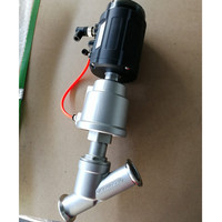 Vanne de régulation proportionnelle pneumatique intelligente avec positionneur intelligent, siège angulaire pour applications eau, gaz, huile