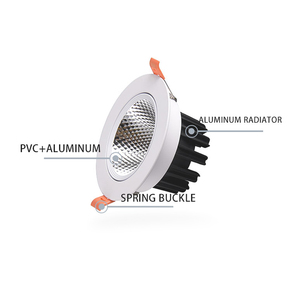 ไฟดาวน์ไลท์ LED แบบฝัง 5W 3500K แสงวอร์มไวท์ ตัวเรือนอะลูมิเนียม มุมลำแสง 120 องศา IP54 ไฟเพดานในร่ม ดีไซน์ทันสมัย - Product Image 3