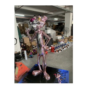 Escultura <span class=keywords><strong>de</strong></span> <span class=keywords><strong>Pantera</strong></span> <span class=keywords><strong>Rosa</strong></span> <span class=keywords><strong>de</strong></span> Arte Pop Personalizada para Centro Comercial 2024, Linda Estatua <span class=keywords><strong>de</strong></span> Animal, Escultura <span class=keywords><strong>de</strong></span> <span class=keywords><strong>Pantera</strong></span> - Product Image 2