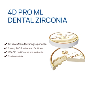 Blocs de zircone céramique dentaire 4D Pro, fabricant de blocs de zircone CADCAM, bloc de zircone dentaire multicouche - Product Image 2