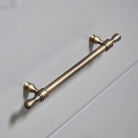 Poignée de meuble rétro européenne en laiton pour tiroir, bouton de poignée de meuble de cuisine en laiton bronze pour la décoration intérieure