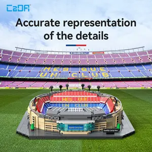 Cada C66023W FC <span class=keywords><strong>Barcelona</strong></span> estadio de fútbol bloques de construcción estadio modelo DIY montaje ladrillos juguete - Product Image 3