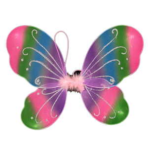 Alas de Mariposa Coloridas, Alas de Hada Arcoíris, Accesorios de Disfraces, Accesorios para Actuaciones en Escenario, Decoración para Fiestas del Día del Niño - Product Image 1