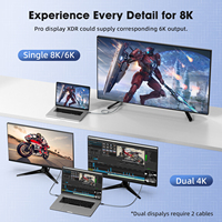 Cable USB C a USB C 3.1 Gen2 X 2 Macho Hembra Tipo C, Cable de Extensión, Transferencia de Datos de 40 Gbps, Transferencia de Video de 240 W 8K 60 Hz