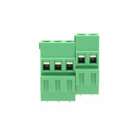 Bloc de bornes à vis en laiton PA66 pour PCB, pas de 5,08 mm, 300 V, 10 A