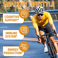 OEM Shilajit 40% Acide Fulvique 500mg 60 Capsules Minéraux Fulviques Mélange de Mousse de Mer Naturelle Capsules Complexe de Suppléments Herbacés