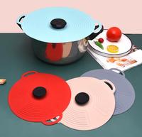 Couvercles de casseroles en silicone écologiques anti-poussière et colorés, pièces d'ustensiles de cuisine en tailles S/M/L