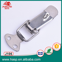 Loquet à bascule en acier inoxydable 304 de petite taille avec trou pour clé pour armoires, coffres, boîtes à outils, tiroirs et placards J106