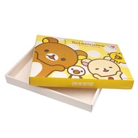Couvercle et plateau d'impression de luxe personnalisés, emballage en papier en 2 parties, boîte postale cadeau pour enfants