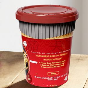 Soupe de nouilles ramen instantanées, 17 onces (530 ml) 90 g IM, sans déformation, sans odeur, gobelet en plastique de qualité alimentaire PP avec couvercle, étiquette IML - Product Image 4