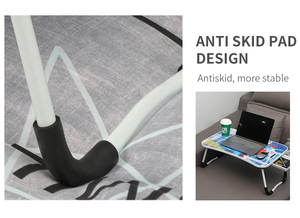 Shaohua 노트북 접이식 침대 테이블 접이식 독서 랙 침대 소파 바닥에 적합 - Product Image 3