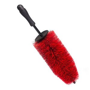 Cepillo de lavado de ruedas de coche con mango largo, cepillo para limpiar la parrilla <span class=keywords><strong>del</strong></span> <span class=keywords><strong>motor</strong></span> de coches y camiones - Product Image 4
