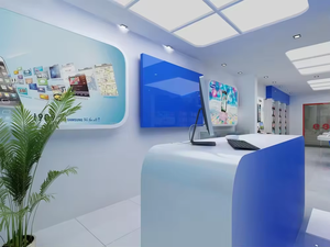 Comptoir d'exposition de téléphones modernes, <span class=keywords><strong>vitrine</strong></span> en verre pour magasin de téléphonie mobile, design d'intérieur de magasin numérique - Product Image 4