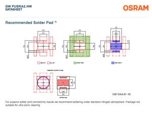 OSCONIQ P 3737 Gen 2 GW PUSRA2.HW Puce lumineuse LED efficace pour l'horticulture d'Osram 2W émettant un blanc chaud et froid - Product Image 4