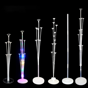 Arco de Globos Ajustable para Bodas, Soporte de Columna de Globos para Piso, Soporte de Fondo de Metal, Suministros para Fiestas, Kit de Soporte para Globos - Product Image 1