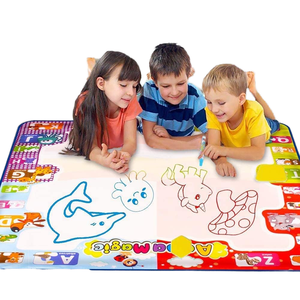 Grand cadeau de Noël et d'<span class=keywords><strong>anniversaire</strong></span> grand tapis de coloriage à l'eau avec couleurs néon jouet de <span class=keywords><strong>dessin</strong></span> éducatif - Product Image 3