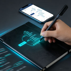 Stylo métallique intelligent pour cahiers d'étudiants, pointe remplaçable, attraction magnétique, synchronisation <span class=keywords><strong>de</strong></span> l'écriture, stockage <span class=keywords><strong>de</strong></span> documents, application personnalisée, haute compatibilité - Product Image 2