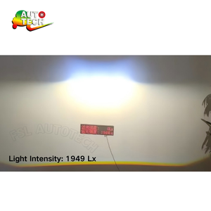 เลนส์โปรเจคเตอร์ LED สำหรับรถยนต์ แบบเลเซอร์คู่ ขนาด 2.0 นิ้ว 12V 35W 65W 6500lm ชุดไฟหน้าแบบลำแสงต่ำ/สูง พร้อมไฟสะท้อนแสง - Product Image 4