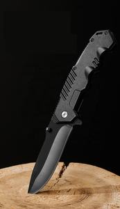 Vendita calda a buon mercato a basso prezzo per esterno coltello pieghevole nero resistente in alluminio manico regalo di promozione coltello - Product Image 2