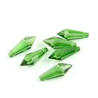 38mm vert foncé verre glaçon pendentifs maison exquis lustre en cristal prisme pas cher Durable cristal suspension lampe décor