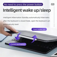Clavier magique sans fil rétroéclairé RVB avec pavé tactile pour iPad 10 et iPad A16 11e génération