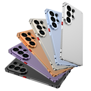 NOUVEAU Étui de téléphone antichoc en métal aluminium de luxe pour S25 Ultra S24 S23 avec protection d'objectif - Product Image 4