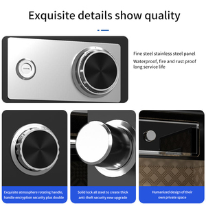 Cá nhân nhà an toàn thép an ninh an toàn Tủ ngân hàng an toàn tiền gửi hộp vật liệu kim loại - Product Image 5
