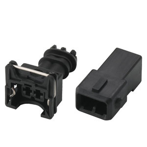 2 Pin <span class=keywords><strong>EV1</strong></span> водонепроницаемый разъем впрыска топлива 282189-<span class=keywords><strong>1</strong></span> мужской женский автомобильный масляный инжектор сопла датчик жгут проводов разъем - Product Image 1