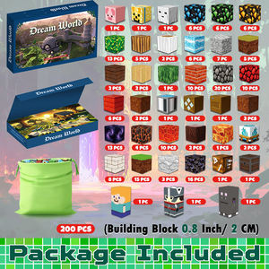 Set da 200 Pezzi di Blocchi Magnetici, Costruzioni Magnetiche Giocattolo per Bambini e Bambine, Cubi Magnetici da Impilare - Product Image 6