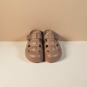 Yearning Summer Thick <b>Sole</b> Hole <b>Shoes</b> Slip-On Breathable Non-Slip Lazy Eva Baotou Sandals Outdoor Slippers Outer Wear - Product Image 4