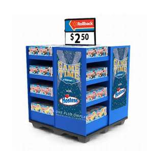 Étagère d'affichage de palette complète en carton ondulé écologique pliable pour la présentation - Product Image 2